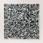 QR Code Puzzle Votre Cadeau Spécial Personnalisé<br><div class="desc">Ajouter votre code QR - Image ou logo - Redimensionner et déplacer ou supprimer / Ajouter des éléments - Image / texte avec l'outil de personnalisation. S'il vous plaît voir mes autres projets / dessins. Vous pouvez également transférer ces designs à plus de 1000 produits Zazzle. Bonne chance - Soyez...</div>