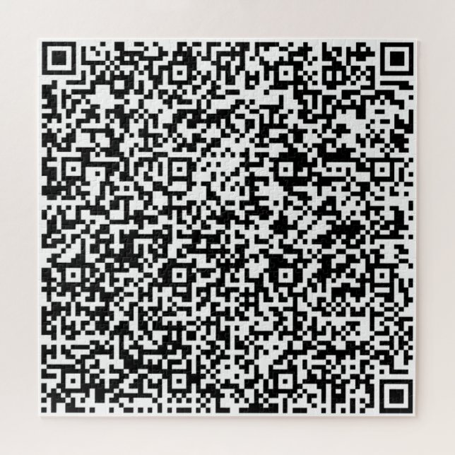 QR Code Puzzle Votre Cadeau Spécial Personnalisé (Horizontal)
