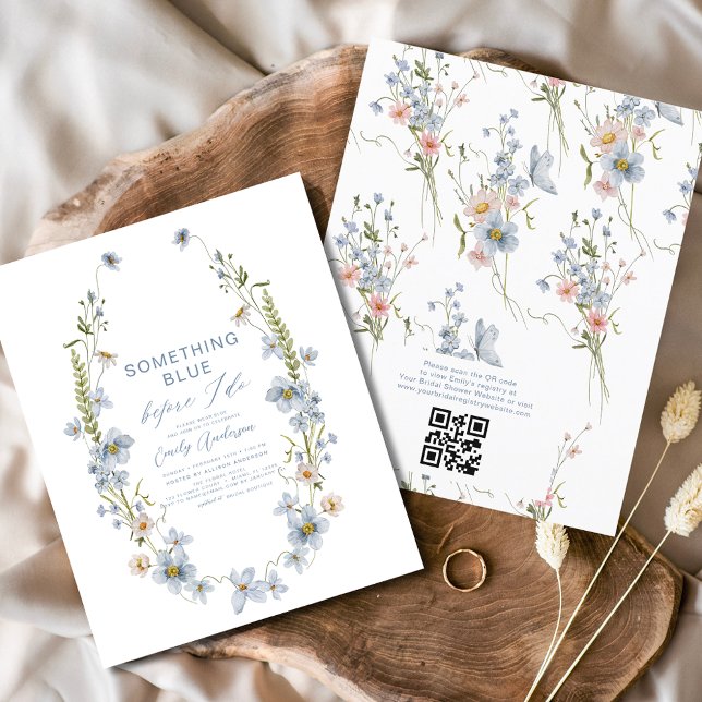 QR Code quelque chose de bleu avant de faire une i (Créateur téléchargé)