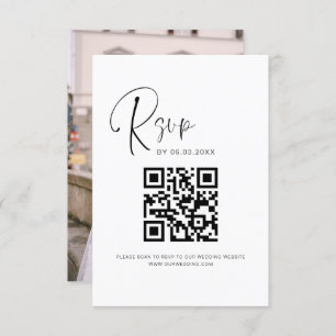 QR Code RSVP Site Mariage Élégant