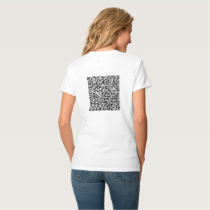 QR Code Scan Info Personnalisé Moderne T-Shirt