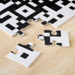 QR Code Scan Info Puzzle cadeau personnalisé<br><div class="desc">Ajouter votre code QR - Image ou logo - Redimensionner et déplacer ou supprimer / Ajouter des éléments - Image / texte avec l'outil de personnalisation. S'il vous plaît voir mes autres projets / dessins. Vous pouvez également transférer ces designs à plus de 1000 produits Zazzle. Bonne chance - Soyez...</div>