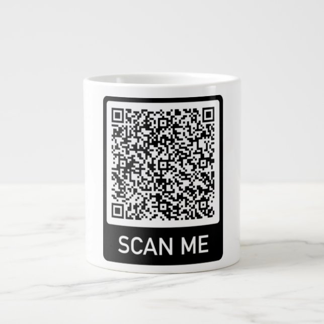QR Code - Scan Me Professional Personnalized Mug (Devant)
