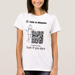 Qr Code Tshirts Liens vers des sites Web Analyser