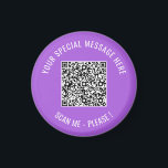 QR Code Votre Texte Special Surprise Magnet Don<br><div class="desc">Choisissez Couleurs et Police - Magnets avec votre code QR spécial Infos et texte personnalisé Cadeau magnétique moderne personnalisé - Ajouter votre code QR - Image ou logo - photo / Texte - Nom ou autre info / message - Redimensionner et déplacer ou supprimer / Ajouter des éléments - Image...</div>