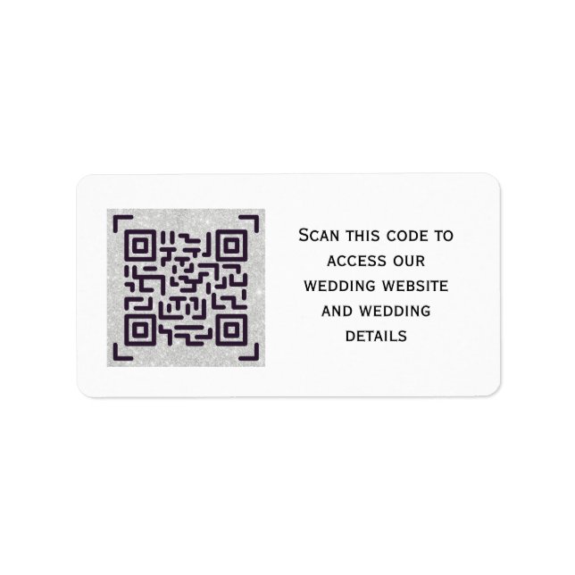 QR SCANNING CODE - Stickers For INVITES Save Dates (Devant)