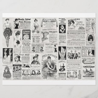 Quack Medicine Ads Victorian Arrière - plan Paper