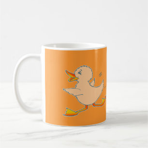 Quackers canard orange mug