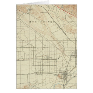 Quadrangle de San Bernardino montrant le Rift de S