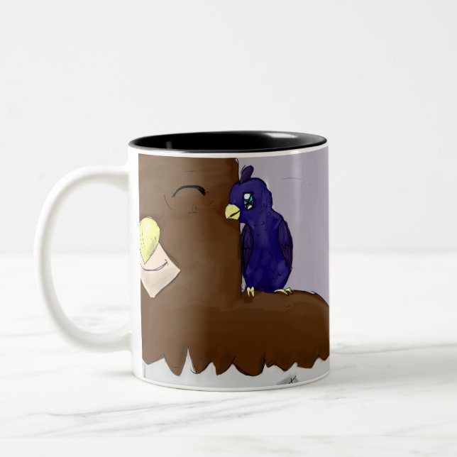 Quail Man + Cumulonimbus Mug à deux côtés (Gauche)
