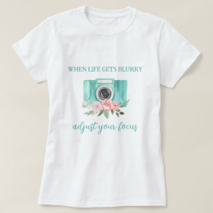 Quand la vie devient t-shirt photo floue