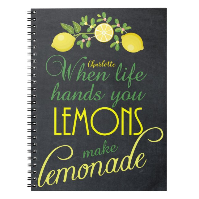 quand la vie vous donne des citrons journal de gra (Devant)