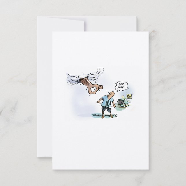 Quand le temps est écoulé Carte postale Cancer (Devant)