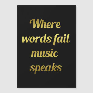 Quand les mots échouent Musique Parle Citation Ins