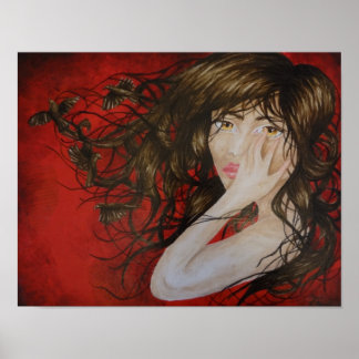 Quand les oiseaux volent 11x14 poster