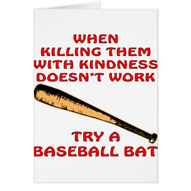 Quand les tuer avec la gentillesse ne fonctionnent (Devant)