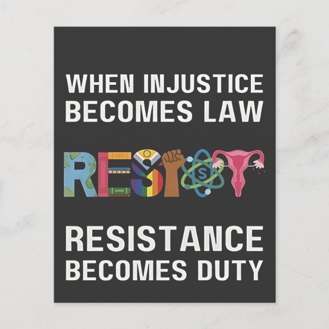 Quand L'Injustice Devient Loi, La Résistance Devie (Devant)