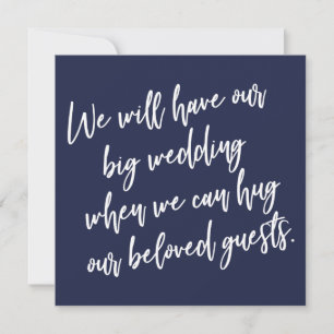 Quand nous pouvons serrer la carte de Mariage repo