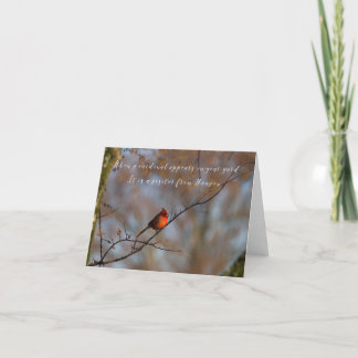 Quand un cardinal apparaît dans votre carte de cou