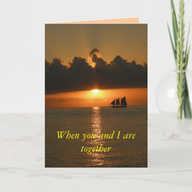 Quand vous et moi êtes ensemble - CARTE (Devant)