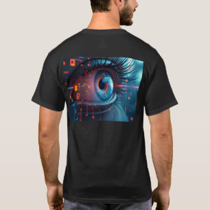 Quantum Eye hommes T-shirt noir dos