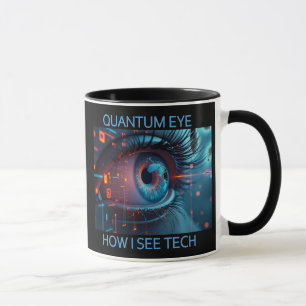 Quantum Eye Tech à gauche combo mug