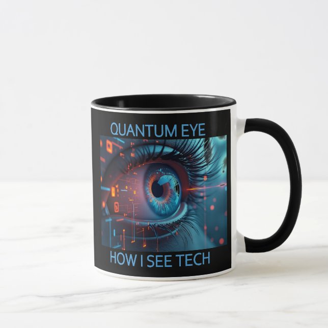 Quantum Eye Tech à gauche combo mug (Droite)
