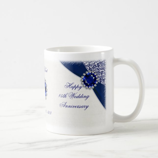 quarante-cinquième Tasse d'anniversaire de mariage (Droite)