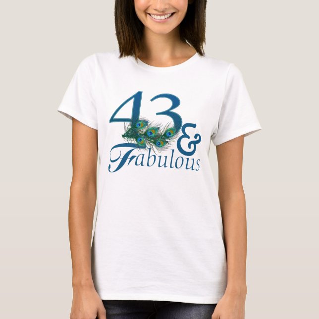 quarante-troisième T-shirts d'anniversaire (Devant)