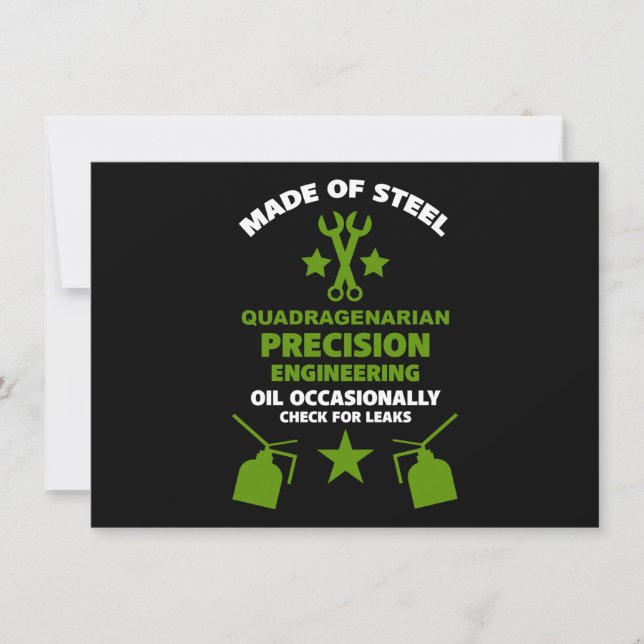 Quarantième Anniversaire (Devant)