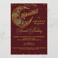 Quarantième invitation de lune et de fête