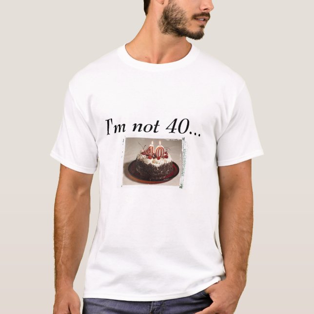 quarantième T-shirt d'anniversaire (Devant)