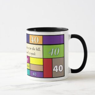 quarantième Tasse d'anniversaire