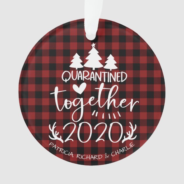 Quarantiné Ensemble Cute Covid Pandemic Noël (devant)