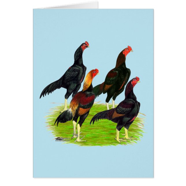 Quartet de jeu oriental Fowl (Devant)