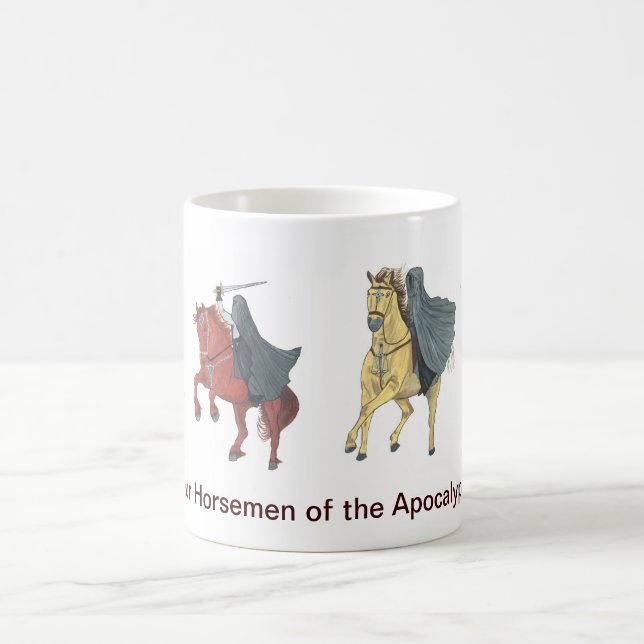 Quatre chevaux de la tasse d'apocalypse (Centre)