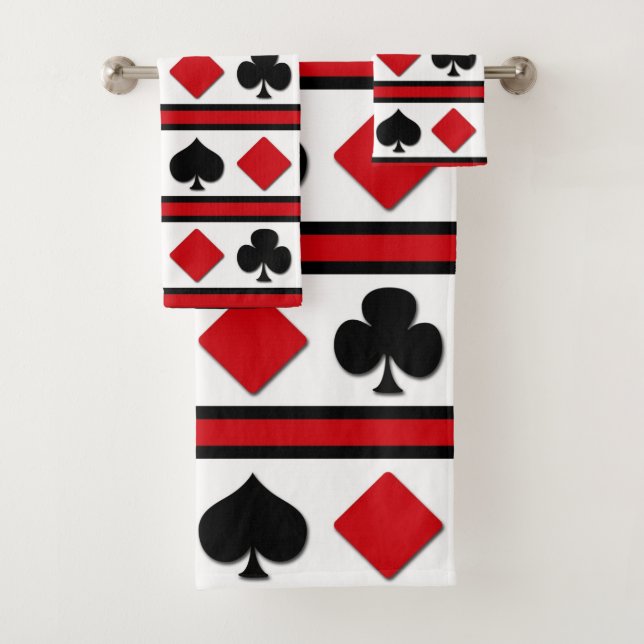 Quatre costumes de carte (En situation)