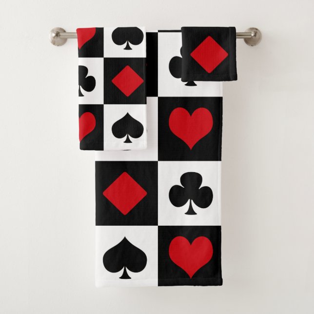 Quatre costumes de carte (En situation)