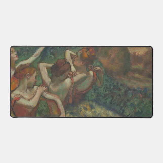 Quatre Danseurs, Peinture impressionniste, Edgar D (Recto)
