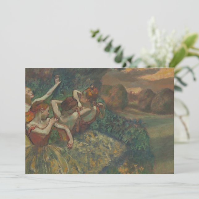 Quatre Danseuses d'Edgar Degas, Ballet Fine Art (Debout devant)