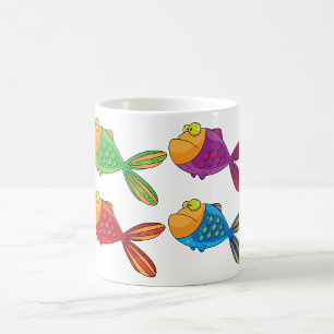 Quatre Drôle café de poisson Mug