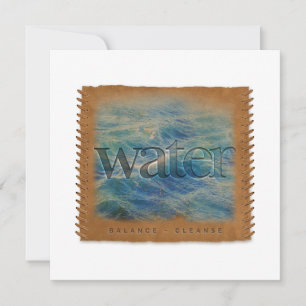 Quatre Éléments - EAU - Carte de correspondance pe