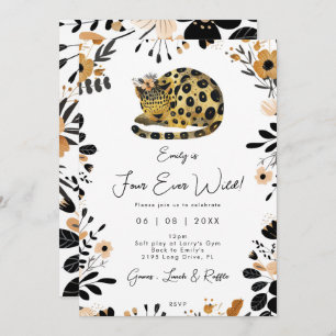 quatre fois leopard sauvage invitation 4e annivers