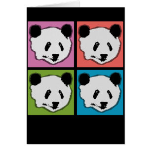 Quatre Ours De Panda Géants