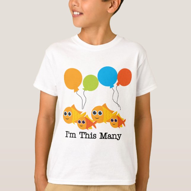 Quatre Poissons Je suis cette multitude de t-shirt (Devant)