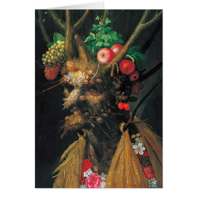 Quatre saisons dans une tête - Arcimboldo -1590 (Devant)