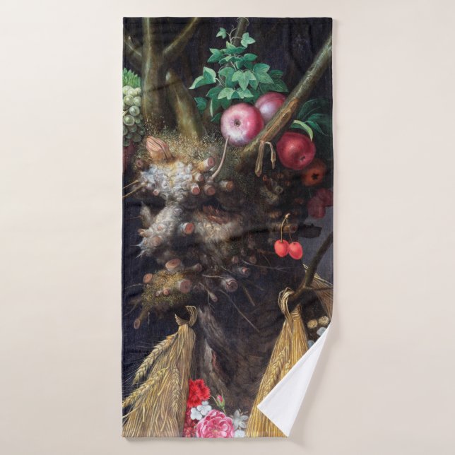 Quatre saisons en une tête, Arcimboldo (Serviette de bain)