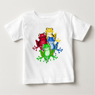 Quatre T-shirts et cadeaux de grenouilles