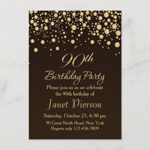 Quatre-vingt-dixième invitation de fête