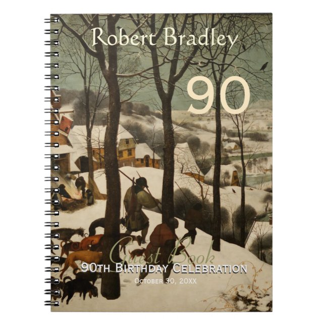 quatre-vingt-dixième Livre d'invité (Devant)